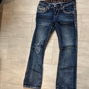 Rock Revival Dark Blue Boot Cut Jeans